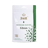 AMOR NATURE 53mm Kondome 100er Pack I Premium Kondom...