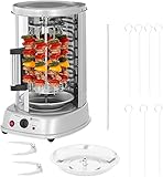 Royal Catering Vertikalgrill Dönergrill Hänchengrill RCGV-1400 (21 L, 4-in-1, Leistung: 1.500 W, bis 120 °C, Timer bis 60 min)