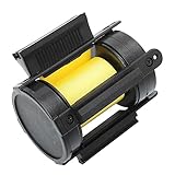 Warmhm Absperrband PVC mit Warnmarkierung Ausziehbares Isolation Ribbon für und Veranstaltungen Leicht Tragbar und Installieren für Sicherheitsbarrieren