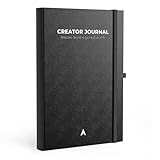 CREATOR JOURNAL - Journal Buch [ORIGINAL] - Erfolgsjournal für Fokus, Struktur & Motivation (inkl. Videokurs) Tagebuch für Erwachsene, Planer, Book Journal, Tagesplaner (Schwarz)