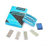 xcman Freeride Snowboard Edge Wate Tuning Kit Diamant File Guide Gummi Schleifmittel Block