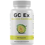 GC Ex, 1500 mg Garcinia Cambogia Extrakt, 90 Kapseln in Premiumqualität, hochdosiert, 100% natürlich 1er Pack (1x 77g)