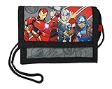 Theonoi Geschenkidee Kinder Geldbörse Geldbeutel Portemonnaie Brieftasche Brustbeutel (Avengers)