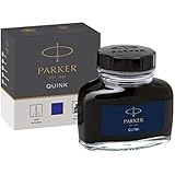 Parker Quink Füllertinte im Tintenfass | blaue Tinte | 57 ml