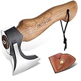 SMITH CHU Beil Axt Outdoor mit Scheide 22CM Axt Holz Spalten Campingäxte Survival Handbeil Klein Geschenk für Männer