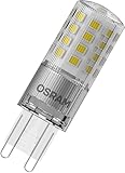OSRAM Dimmbare LED Pin Lampe mit G9 Sockel, Warmweiss (2700K), 4.4W, Ersatz für herkömmliche 40W-Lampe