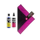 Latex Pflege Set Latexpolitur Perfect Shine Premium Spray 100 ml - Special Wash Latex Waschmittel 100 ml - WIPE Latexpoliertuch Small