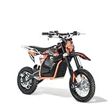 KXD KXD 707 Elektro 12/10' 48V 12Ah 1000W Motocross Dirtbike Kinder Dirt Bike CrossBike Pocket Pitbike Kinderbike Rennbike Minibike Bike Pocket Orange