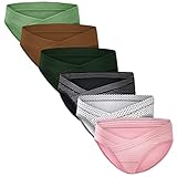 Dresime Umstandsunterwäsche Baumwolle Unterhosen für Schwangere Hösschen Damen Schwangerschaft Unterhosen Postpartum Slip 6er Pack