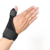 Daumenstütze für Arthritis, rechte und linke Hand, verstellbare Daumenbandage, Handgelenkstütze, atmungsaktive Daumenschiene, ergonomische Trigger-Daumenschiene zur Linderung von Verstauchungen