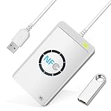 NFC ACR122U RFID NFC Reader Writer Kartenlesegerät Karten Lesegerät mit USB NFC Kartenleser Fast NFC Schreiber Kontaktlos Card Verfasser, ISO14443A/B 424Kbps