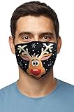 Zoelibat - Mundschutz Xmas, Mund- und Nasenschutz, Gesichtsmaske, Mottoparty, Weihnachten