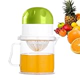 Handentsafter, Zitruspresse, 450 ml, Saftpresse für Obst, Zitrusfrüchte, Extraktor, Küchenhelfer für Orange, Zuhause, Frühstück, Bar, Restaurant, Reisen, Fitnessstudio, Picknick, Camping