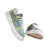 Sneaker Schuhe Herren 48 für Frühjahr und, Flache Unterseite, leichtes, atmungsaktives Mesh, zum Reinschlüpfen, bequem, einfarbig, einfach. Eigenschaften: Wander Herren Schuhe Wasserdicht (Green, 43)