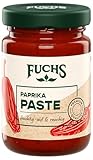 Fuchs Gewürze - Paprika Paste | Fruchtig-süße, rauchige Würzpaste mit natürlichen Zutaten, mit 60% Paprika | 95 g in wiederverschließbarem Glas