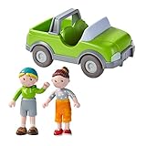 HABA 306703 - Little Friends Spielset Draußen unterwegs, Zubehör für Biegepuppe ab 3 Jahren