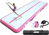 AWSUM Aufblasbare Gymnastikmatte, 5,1 x 12,7 x 10,2 cm, mit elektrischer Pumpe, für zu Hause und im Fitnessstudio