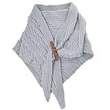 DTYGUIXE Dreiecksschal Musselin Damen Strickschal...