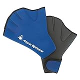 Aqua Sphere Aqua Fitness Glove Neopren Schwimmhandschuh, blau, Large