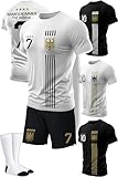 IIIII20Fo7IIIII Fussball Deutschland Trikot Em 2024 Kinder mit eigenem Namen personalisiert - Jungen National Fußball Kind Trikots - Jungs Fanartikel deutsche Nationalmannschaft XT5