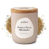 Potluck | Pasta e Pizza Kräuter | Gewürzzubereitung im Keramiktopf | 40g | Vegan, glutenfrei und mit natürlichen Inhaltsstoffen