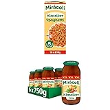MIRÁCOLI - Multipack - Fertiggerichte Klassiker Spaghetti, 5 Portionen, (18 x 616g) I Pasta Sauce Klassiker (6x750g), 24 Packungen (18 x 616g I 6 x 750g)