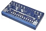 Behringer TD-3-BU Analoger Bass-Line-Synthesizer mit VCO, VCF, 16-Stufen-Sequenzer, Distortion-Effekten und 16-stimmiger Polykette