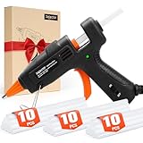 Feuerfest Heißklebepistole mit 30pcs Heißklebesticks (130...