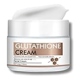 Glutathion Niacinamide Gesichtscreme - Glutathione Skin W-hi tening Cream - Glutathion Feuchtigkeitscreme Gesicht - Face Cream for Women - Pi-gmentfl-ecken Entferner Gesicht, Anti Falten Creme