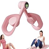 Oberschenkeltrainer Beckenbodentrainer für Frauen, Beckenboden Trainingsgerät mit Zählfunktion, Oberschenkel Trainingsgerät, Beckenbodentrainer Für Beckenboden, Postpartale Rehabilitatio (Rosa)