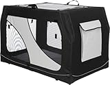 TRIXIE Hundebox Vario, 91x58x61 cm – komfortable Hundebox für kleine bis mittelgroße Hunde – gemütlicher Rückzugsort für deinen Vierbeiner – sicher & hochwertig - 39723