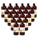 20L 20 x 1L Glycerin 99,8% Pflanzliches Glyzerin EP/USP/DAB Pharmaqualität Glycerol 1000 ml, 1 Liter Flasche UV-Schutz