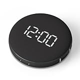 REACHER Digitaler Wecker für Tiefschläfer – Lauter Vibrationswecker mit integriertem Bettrüttler, tragbar & wiederaufladbar, ideal für Reisen, Hörgeschädigte, Senioren & Jugendliche