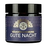 Gute Nacht Räuchermischung - Kraftvolles Räucherwerk • spirituell • energetische Reinigung • 100% Natur • ähnlich: Palo Santo Räucherstäbchen, weißer Salbei zum Räuchern • HerbsnRoots