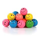 CEJAMA® Flummis Springball Bunt Smiley 25 mm - 15er Pack