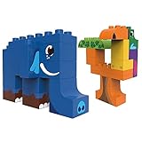 BIOBUDDI Wilde Tiere | Elefant & Tukan im Dschungel, 27 Teile, 100% kompatibel mit Lego & duplo, klimaneutral hergestellt in EU (Niederlande), 97% Bioplastik, BB-0106