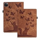 xinyunew Hülle für iPad Pro 11 Zoll (2022/2021/2020/2018) Folio Flip PU Leder Schutzhülle iPad Pro 11 Zoll Stifthalter Stand Wallet Cover Case Tablet Hülle iPad Pro 11 Zoll Braun