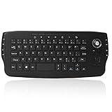 Docooler E30 2,4 GHz Wireless Keyboard mit Trackball Maus Scrollrad Fernbedienung für Android TV Box Smart TV PC Notebook
