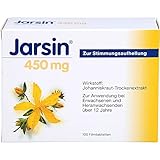 Jarsin 450 mg bei leichten depressiven Verstimmungen| pflanzlicher Stimmungsaufheller mit Johanniskraut-Trockenextrakt | für Erwachsene und Heranwachsende ab 12 Jahren | 100 überzogene Tabletten