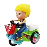 Stunt Spin Dance Dreirad, Musik Dreirad Für Kinder, Mit Coolen Lichtern 360° Drehbar Dynamisches Musikspiel Für Zuhause Unterwegs Vorschule