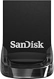 SanDisk Ultra Fit USB 3.2 Flash-Laufwerk 128 GB (Für Laptops, Spielkonsolen und Auto-Audiosysteme, Plug-and-Stay, 400 MB/s Lesen, RescuePRO Deluxe Software)