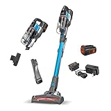 BLACK+ DECKER BDPSE3615 Vertikaler Funkstaubsauger mit Lithium Batterie, 4in1 mit Anti-Tangle Bürste, geeignet für alle Arten von Schmutz, Pet System Technology 36 V 1,5 Ah