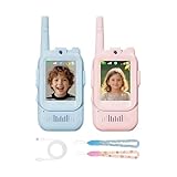 Bvizyelck Video-Funkgeräte Für Kinder,Tragbares Kommunikationsgerät für Outdoor-Aktivitäten,Drahtloses Kinder-Funkgerät | Für Familienspiele An Weihnachten Geburtstag Für Und