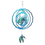 Gehen Sie zu den Spielern für das externe Windspiel für den Garten, elegante Windspiele für die Terrasse, Windspiele mit einer Größe von 71,1 cm (28 Zoll), aus Aluminium, Dekoration von