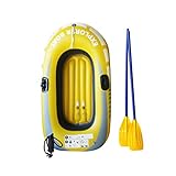 Aufblasbares schwimmendes Seeboot, 0,4 mm Tourenboot, robustes See-Schlauchboot, tragbares Outdoor-Rafting-Boot, kompressionsbeständiges Touren-Kajakboot, geeignet für Bootsabenteuer, Flussbecken