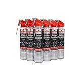 NIGRIN MOTO-BIKE Dry Lube Ketten-Sprühfett für Motorrad, 6 x 400 ml, geeignet für O-, Z- und X-Ring-Ketten, Korrosionsschutz, Mehfarbig