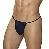 ARIUS Tanga Herren Sexy Schwarz - Tanga Baumwolle Garn Herren - Herren Tanga - Männliche Tanga - Tanga Garn Männer Sinnlich - String Herren - g-String Herren, L