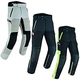 BOSmoto Herren Motorradhose mit Protektoren – wasserdichte Kombihose mit herausnehmbarem Futter,Motorrad Sommer Textil Hose Ventilated (DE/NL/SE/PL, Alphanumerisch, XS, Regular, Regular, Black)