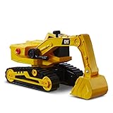 CatToysOfficial 83440 CAT Construction Klassische Version Power Haulers Bagger Spielzeug, Yellow