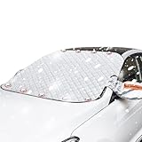 lafo frontscheibenabdeckung für Auto-Eisschutz Autoscheibenabdeckung mit Magnete, Eisschutzfolien, EIS, Schnee, Frost, Staub(mit 9 Starke Magnete) (160cm*116cm / 63in*45.7in)